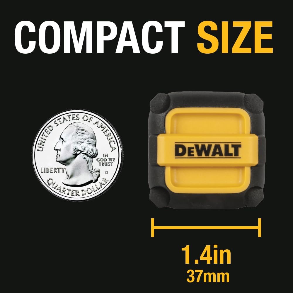 DEWALT Heavy Duty NeverBlock Dual USB Wall Charger – 12W Angled Plug, Compact 2-Port Adapter