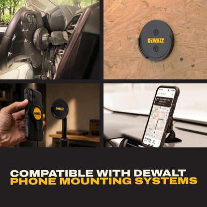 DEWALT Magnetic Wireless Charger with Kickstand, MagSafe Compatible Fast Charge