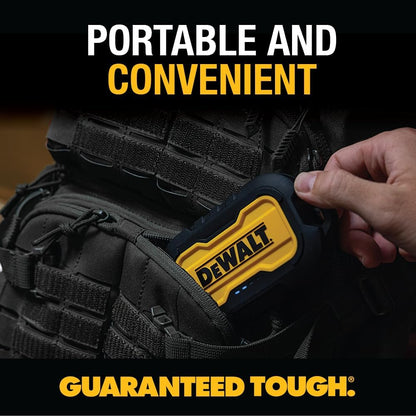DEWALT Heavy Duty 10,000mAh Portable Power Bank – USB-C Fast Charging Battery Pack