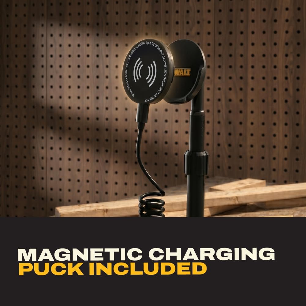 DEWALT Magnetic Wireless Charging Stand with USB Ports, MagSafe Compatible