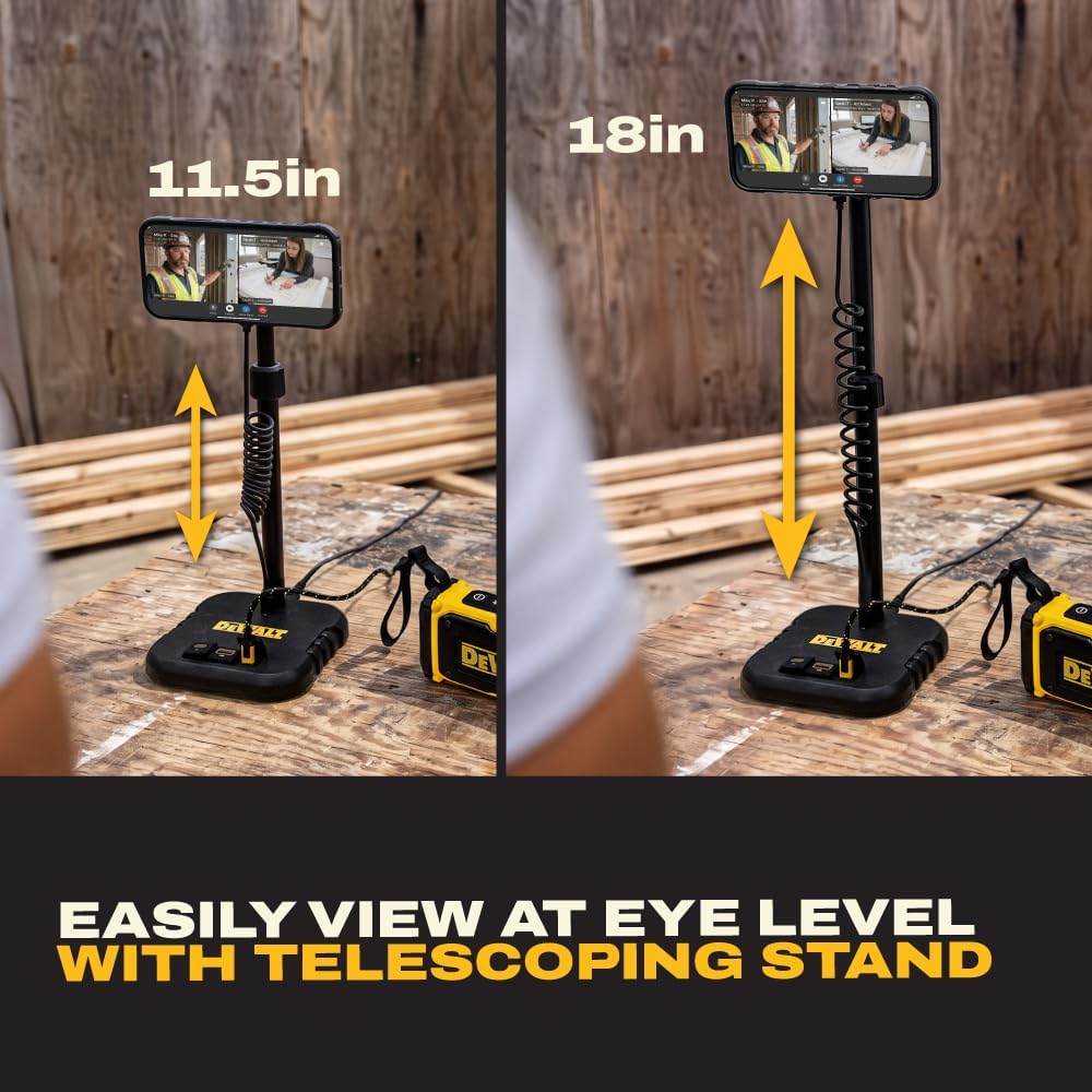 DEWALT Magnetic Wireless Charging Stand with USB Ports, MagSafe Compatible