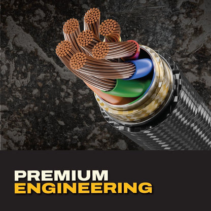 DEWALT 90° USB-C Extension Adapter Cable – 100W PD Right-Angle Type-C Extender