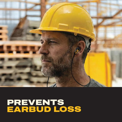 DEWALT Anti-Loss Lanyard for Wireless Earbuds – Secure Detachable Neck Strap