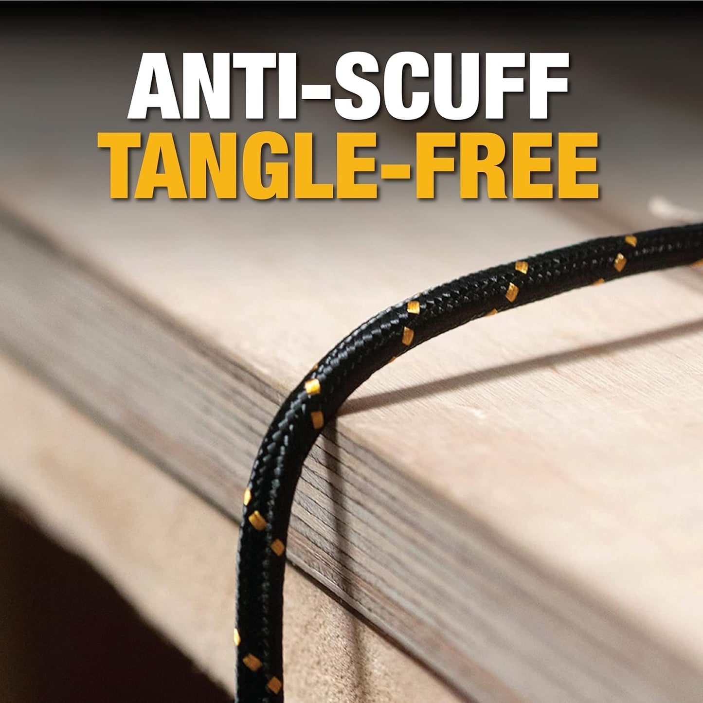 DEWALT Heavy Duty USB-A to USB-C Cable – Fast Charging Cord for iPhone, MacBook, iPad, Samsung