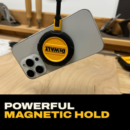 DEWALT Magnetic Wireless Car Phone Mount Charger – Vent & Dash Mount Holder