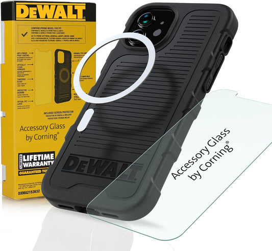 DEWALT Heavy-Duty iPhone 13 Case + Screen Protector Kit – MagSafe