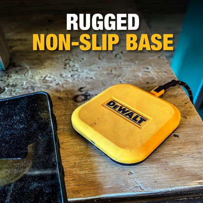 DEWALT Heavy Duty 10W Wireless Charging Pad – Fast Charger w/Cable