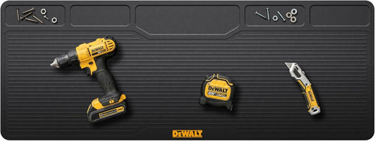 DEWALT Protective Workbench Mat 18x48 in, Heavy Duty Silicone Grip Surface