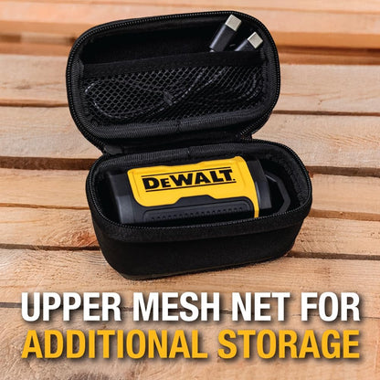 DEWALT Protective EVA Headphone Case – Compact, Shockproof & Water-Repellent for TWS ProX2 ANC Earbuds