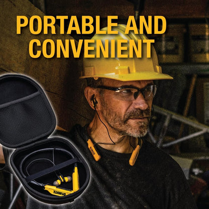 DEWALT Protective EVA Headphone Case – Compact, Shockproof & Water-Repellent