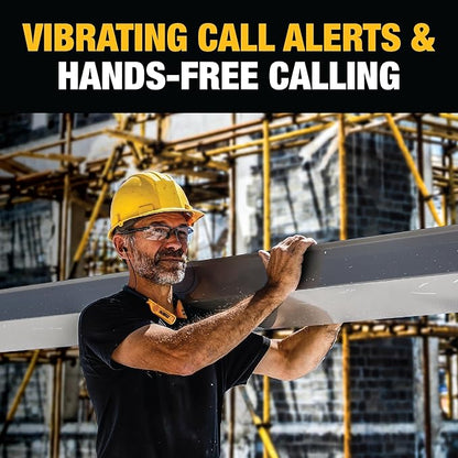 DEWALT 2-in-1 Bluetooth Neckband Headphones with Built-In Speakers