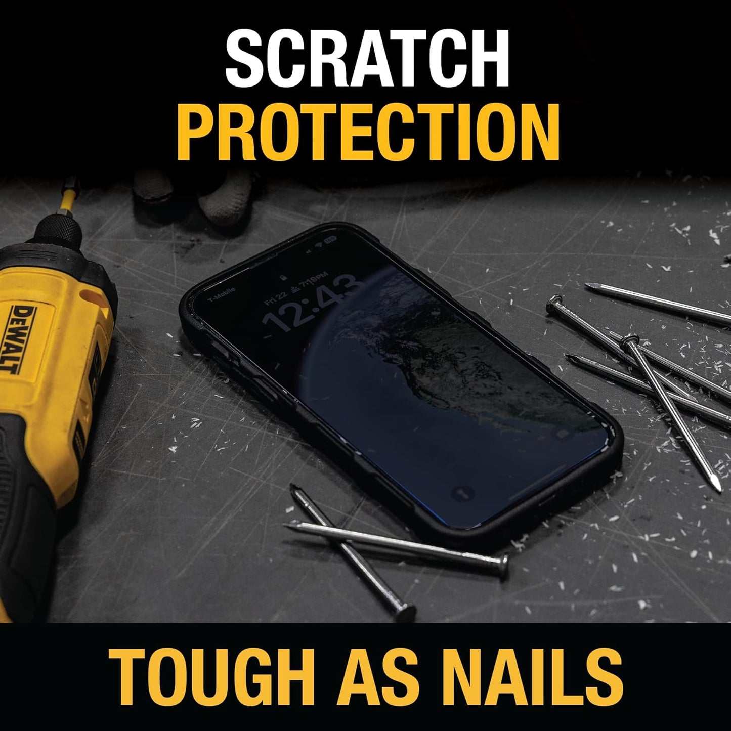 DEWALT iPhone Privacy Screen Protector 2-Pack – Anti Spy Tempered Glass