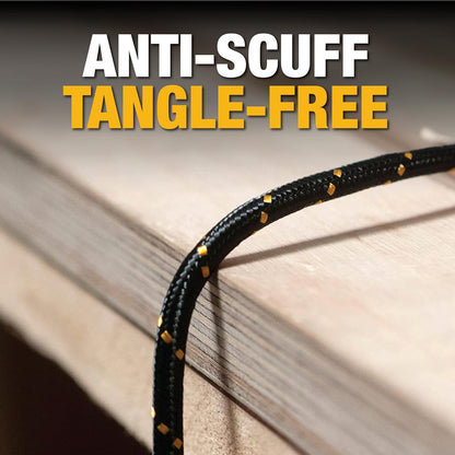 DEWALT Heavy Duty USB-C to USB-C Short Cable (2-Pack, 6in) – 60W PD Fast Charging Cord