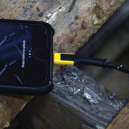 DEWALT Heavy Duty USB-A to USB-C Cable – Fast Charging Cord for iPhone, MacBook, iPad, Samsung