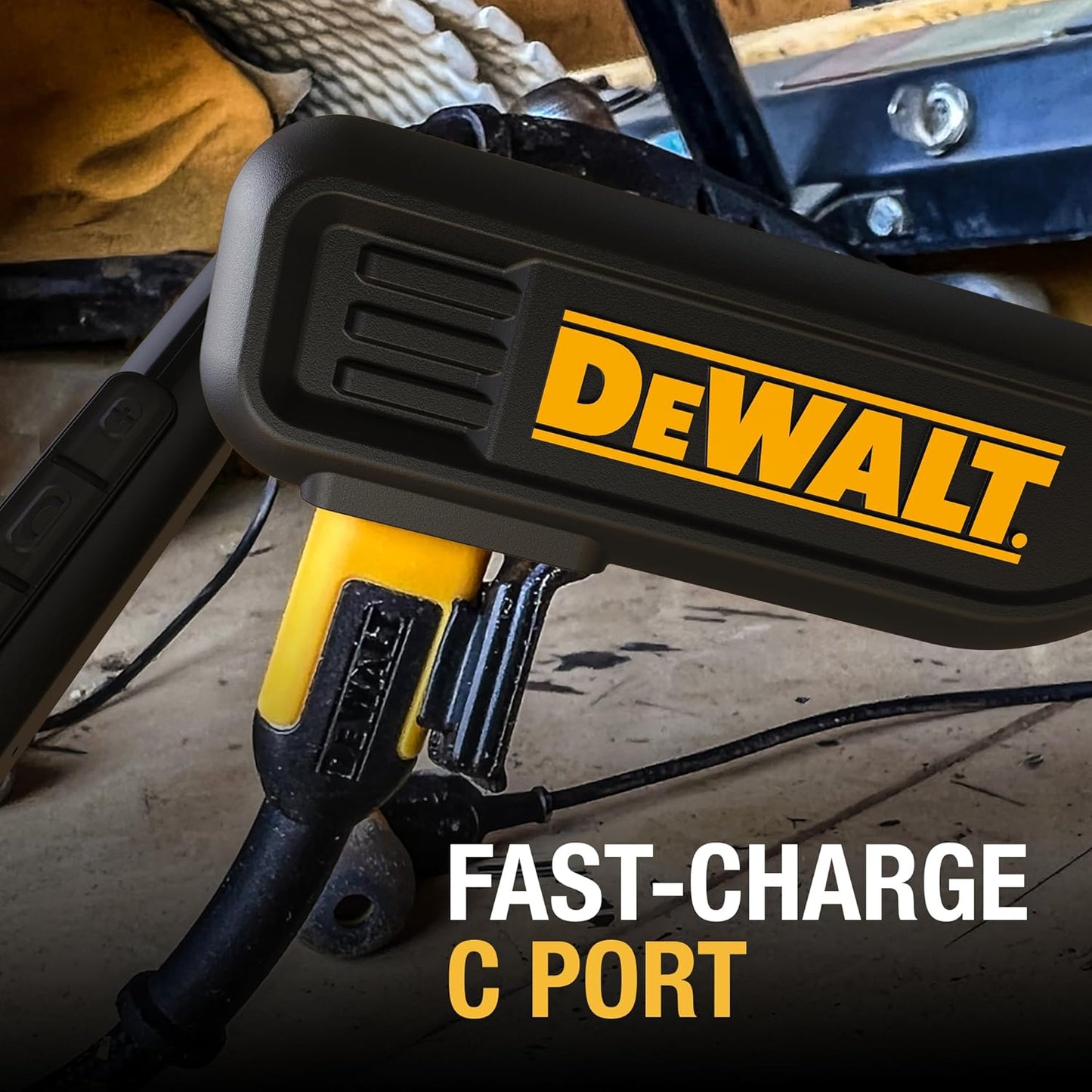 DEWALT Black Edition Bluetooth Neckband Headphones – 30H Wireless Jobsite Earbuds