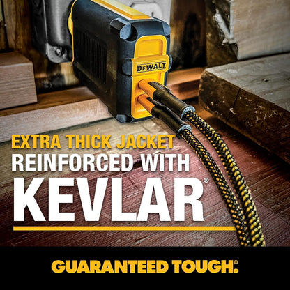 DEWALT Heavy Duty USB-C to USB-C Cables (2-Pack, 4ft) – 100W Fast Charging, Braided