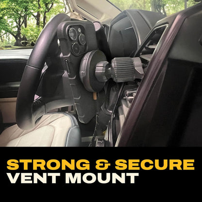 DEWALT Magnetic Wireless Car Phone Mount Charger – Vent & Dash Mount Holder
