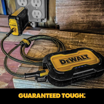 DEWALT Heavy Duty USB-C to USB-C Cables (2-Pack, 4ft) – 100W Fast Charging, Braided