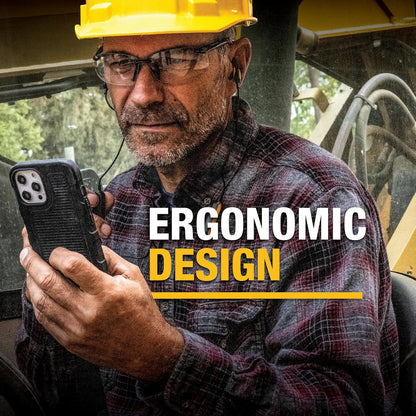 DEWALT Heavy-Duty iPhone MagSafe Case – Shockproof, Drop-Resistant, Matte Black