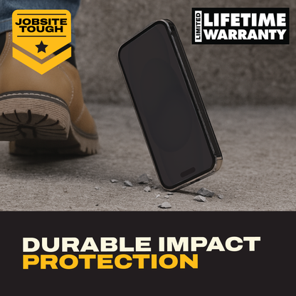 DEWALT Privacy Screen Protectors for iPhone 17 Air/Pro/Pro Max (2-Pack) – Anti-Spy 9H Glass