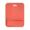 ERGONOMIC MOUSE PAD WITH WRIST SUPPORT, CORAL ROSE