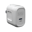 1-Port PD Wall Charger 20W GaN, WHITE