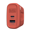 2-Port PD & QC Wall Charger 38W, CORAL ROSE